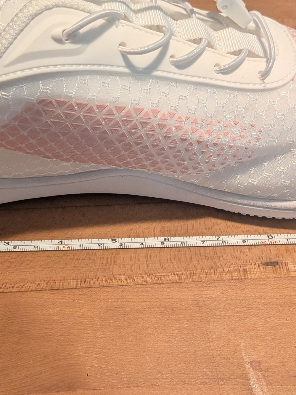 NWT Hike Footwear HF Series II Flow Barefoot Sneakers White/Pink Women's 13-13.5 - Picture 9 of 9